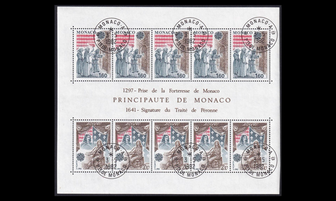 Monaco 1526-7BL19 o Europa (1982)