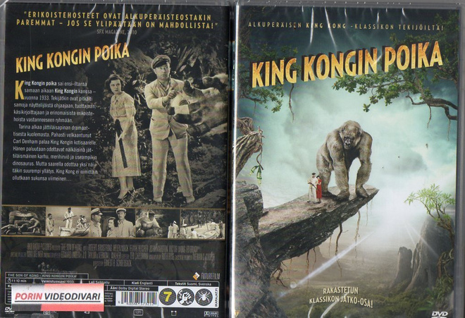 King Kongin Poika	(31 350)	UUSI	-FI-	DVD	suomik.			1933	 m/v