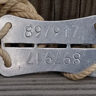 Sotaaikainen Levy. Alkuperäinen nauha. Halkaisija - 58mm - pikkukuva 5