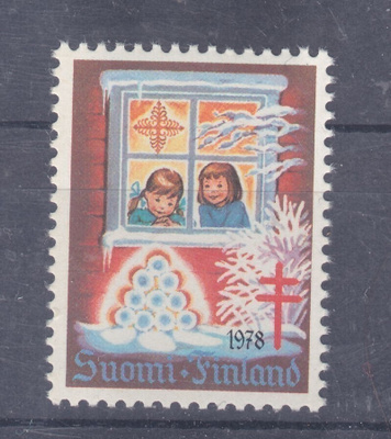 1978 TUB joulumerkki postituoreena