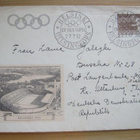 Olympia kuori 1952 postikortilla DDR:ään - pikkukuva 2