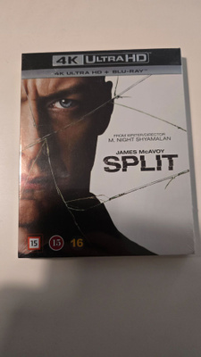 Split .4k uhd & blu-ray ,slipcover.uusi