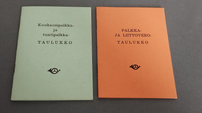 Postimiesten PALKKA TAULUKKO 1970-luku
