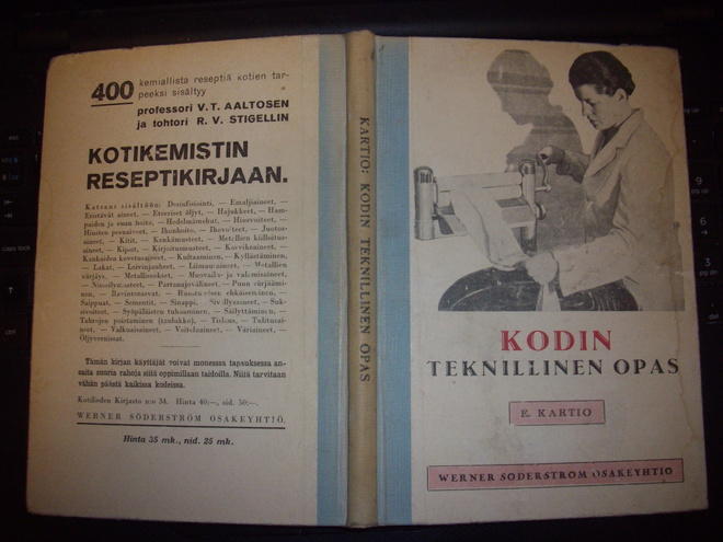 Kartio : Kodin teknillinen opas ( 1 p. 1932 ) Sis. postikul.