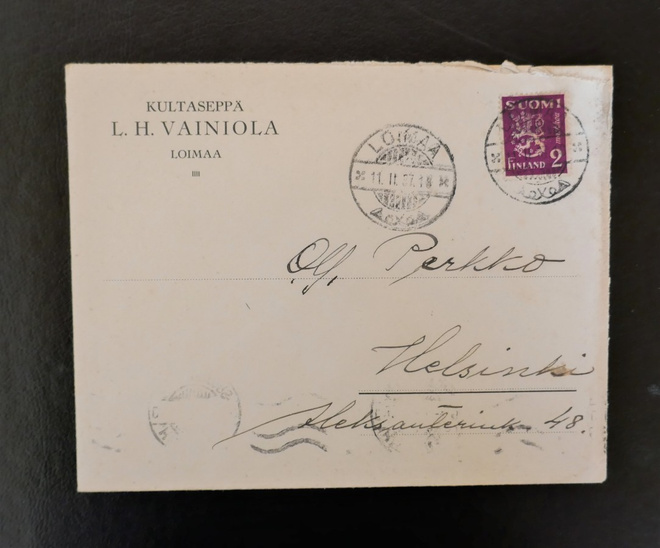 FIRMAKUORI Kultaseppä L. H. Vainiola LOIMAA