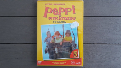 DVD: Peppi Pitkätossu TV-Sarja DVD 5 (1969/2014). UUSI