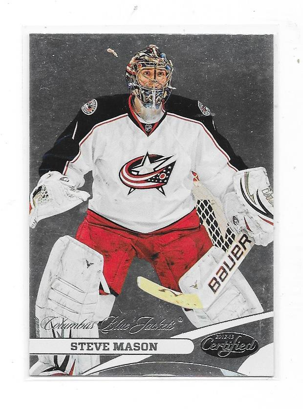 2012-13 Certified #59 Steve Mason Columbus Blue Jackets MV