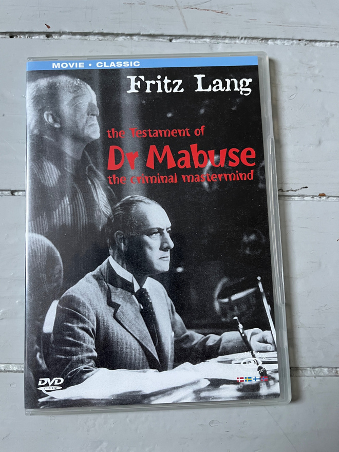 Fritz Lang: The Testament of Dr Mabuse (DVD)