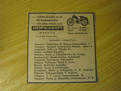 mainos Hopeasiipi