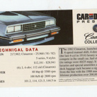 Keräilykuva Cadillac Collection 1982 Cimarron  n:o 82 - pikkukuva 2