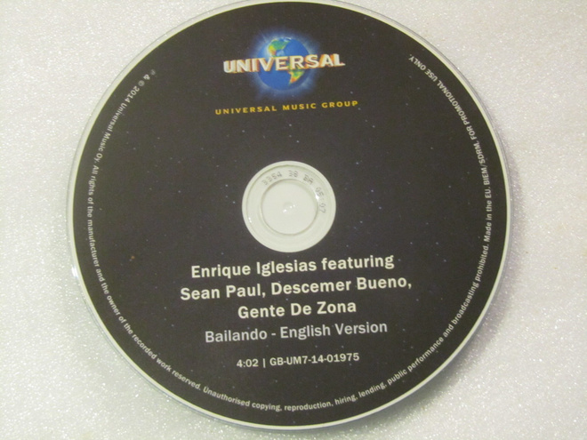Enrique Iglesias • Bailando PROMO CDr-Single