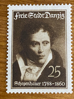 SAKSA DANZIG 1938 ARTUR SCHOPENHAUERIN SYNTYMÄSTÄ 150 V:**