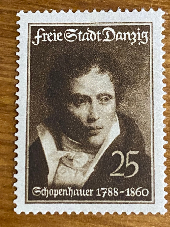 SAKSA DANZIG 1938 ARTUR SCHOPENHAUERIN SYNTYMÄSTÄ 150 V:**