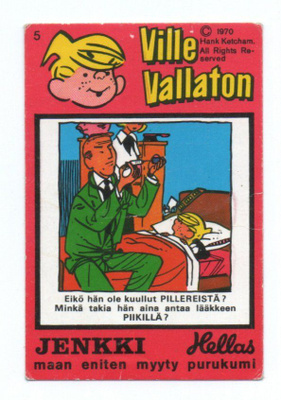 Purkkakuva Ville Vallaton n:o 5 1970