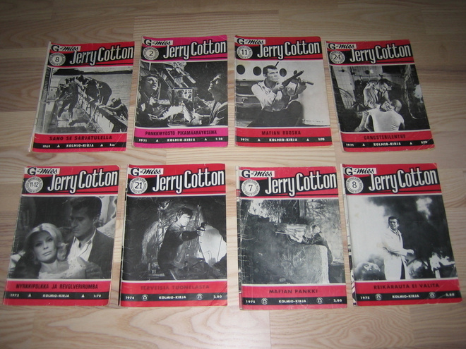 27kpl Jerry Cotton lehtiä vuosilta 1969-1977
