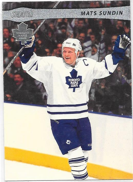 2001-02 Stadium Club #50 Mats Sundin Toronto Maple Leafs