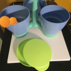 TUPPERWARE    HAUSKA  TARJOILU TELINE  8 OSAA - pikkukuva 1