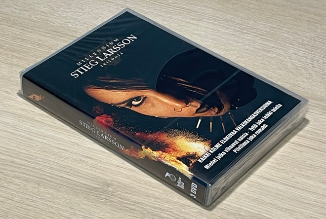 Stieg Larssonin MILLENNIUM-trilogia (2008-2010) 3DVD (UUSI)