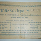 Sääksmäki 1912, Ennakkoarpa Hämeen kansanopiston arpajaisiin - pikkukuva 1