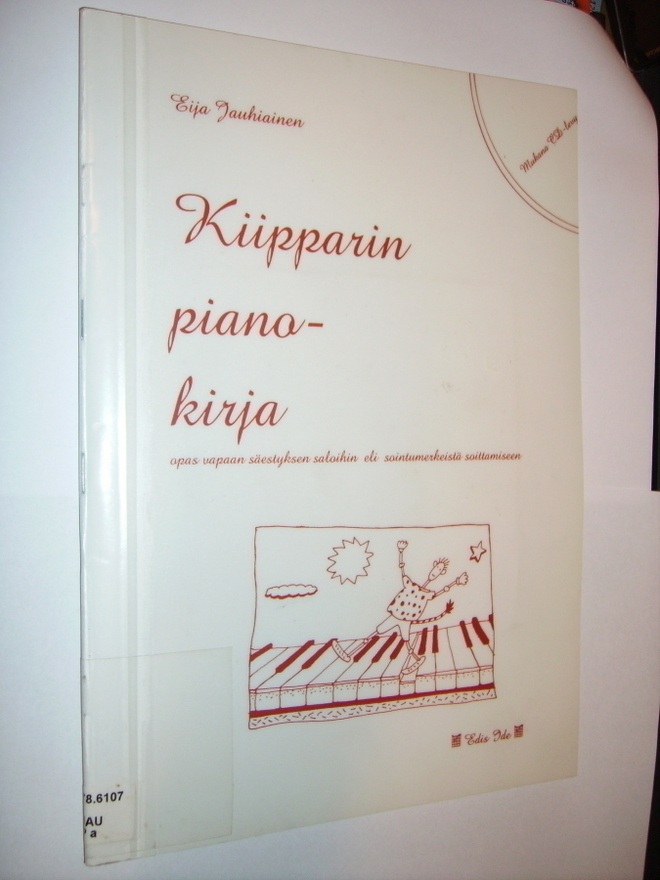 Jauhiainen: KIIPPARIN PIANOKIRJA +CD (Sis.postikulut)