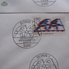 Saksa, 2 erinlaista urheiluaiheista kuorta FDC-leimalla - pikkukuva 3