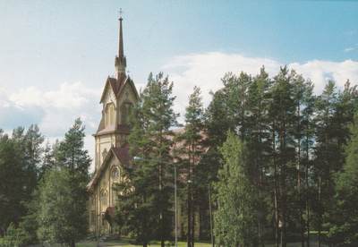 KIRKKOKORTTI - LAPINLAHDEN KIRKKO - 1