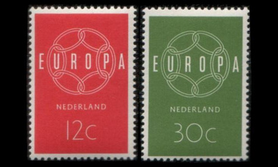 Alankomaat 735-6 ** Europa (1959)
