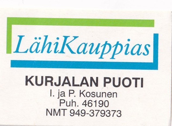 Kurjalan Puoti I. ja P. Kosunen 5/10