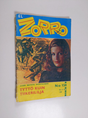 El Zorro nro 158 4/1972 : Tyttö kuin tiikerililja
