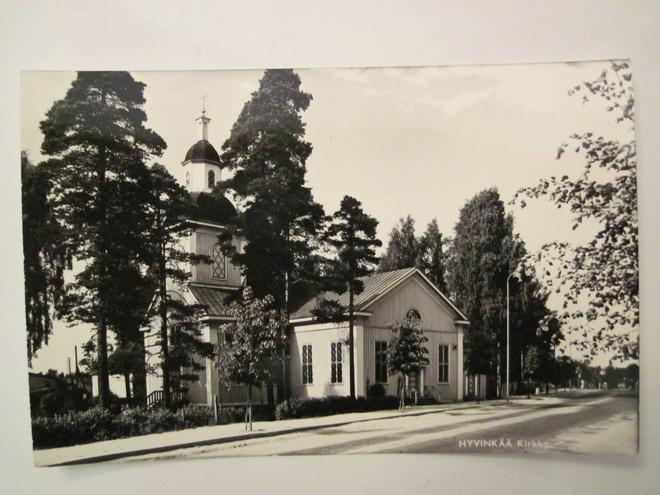 VANHA Postikortti Hyvinkää1950-l Alkup.Mallikappale