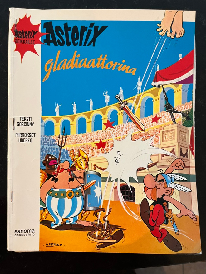 Asterix gladiaattorina, 1. painos 1969