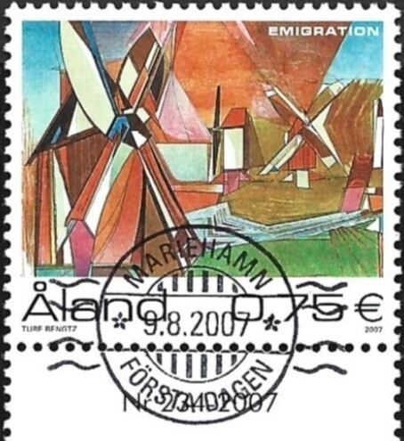 Åland 2007  Siirtolaisuus  välilöpari numero EPL LaPe 284