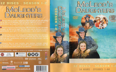 Mcleodin Tyttäret 1-2 kaudet (73 645) k -FI- DVD (12) 34h