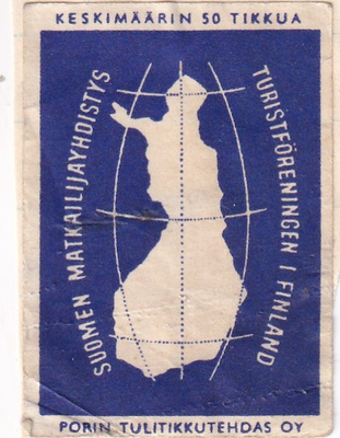 Suomen Matkailijayhdistys. Kartta .  s63