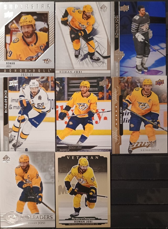 8 x ROMAN JOSI Nashville Predators