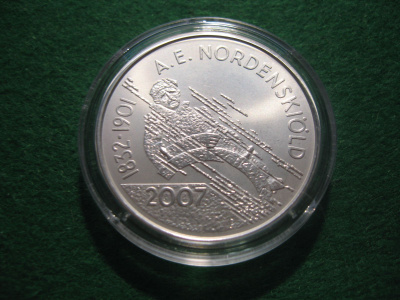 Suomi 10e hopea juhlaraha A.E. Nordenskiöld - 2007