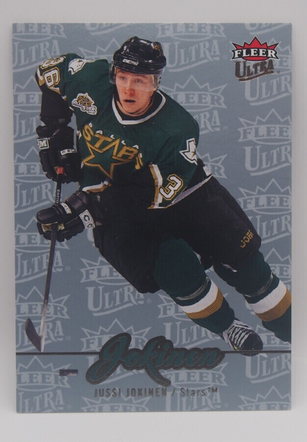 2007-08 Fleer ultra Ice medallion Jussi Jokinen /100