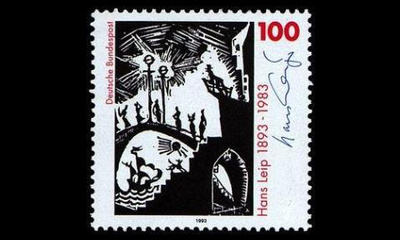 Saksa 1694 ** Hans Leip, kirjailija, graafikko (1993)