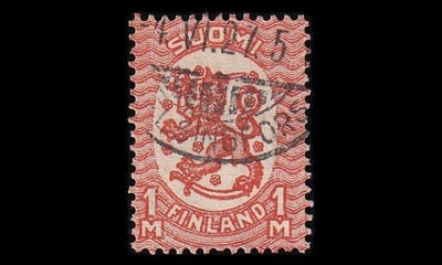 118AW2 o M-17 1mk (14¼:14) W2 Helsinki 4.VI.27 (1925)