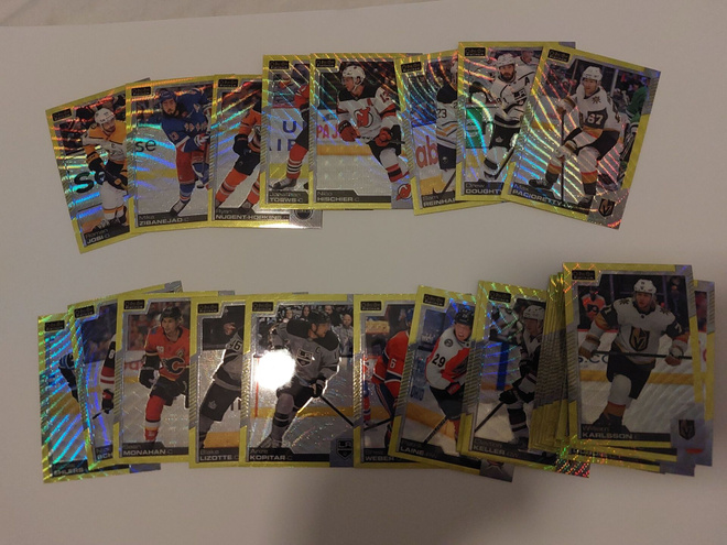 2020-21 OPC Platinum Yellow Surge kortteja 32kpl