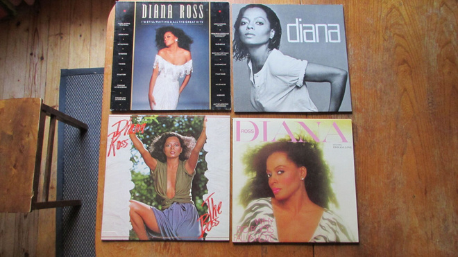 Neljä Diana Ross -vinyyliä