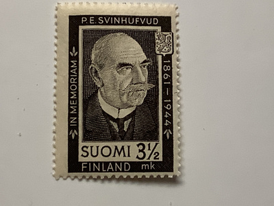 284 / 1944 Presidentti Svinhufvudin surumerkki ** postituore