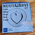 Sydän lasikoriste Nuutajärvi/Arabia, Finn Crystal - pikkukuva 4