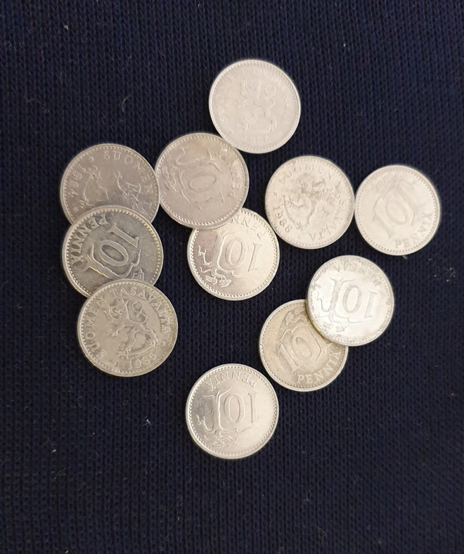 10 penniä Al 1984 - 1988