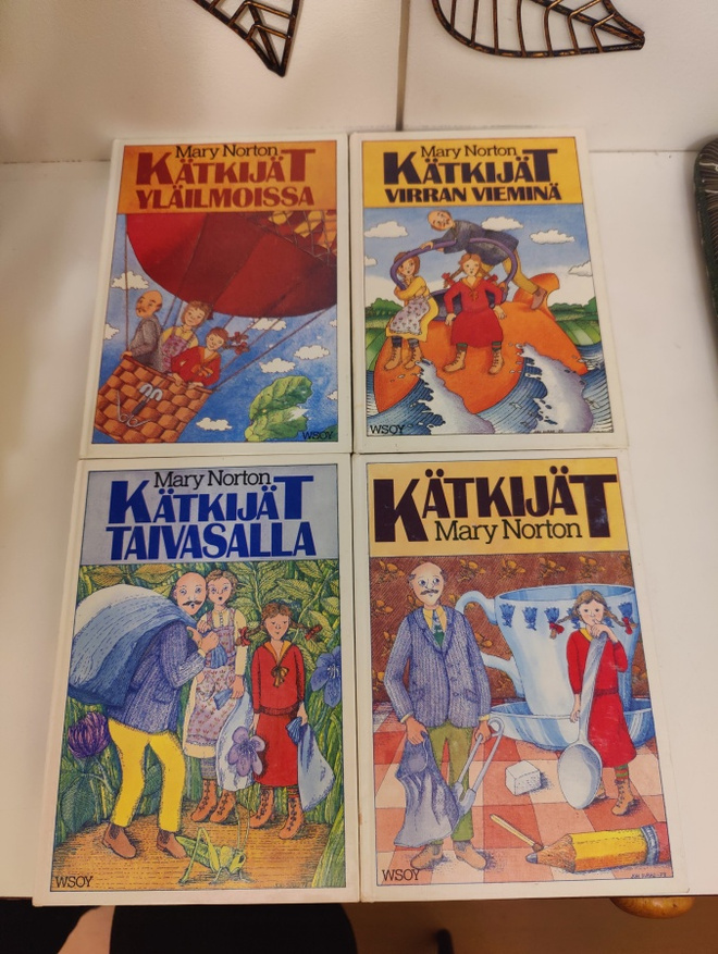 Mary Norton; Kätkijät paketti, osat 1-4