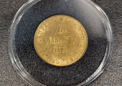 10 markkaa 1878 Kulta