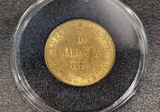 10 markkaa 1878 Kulta