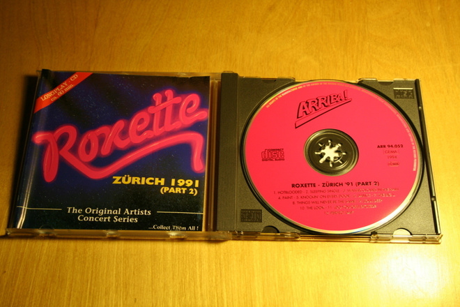 CD Roxette BOOTLEG – Zürich 1991 (Part 2)