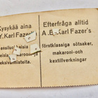 VANHA Suklaakortti tms Fazer Jäälintu 3D Moniosainen 1920-l - pikkukuva 2