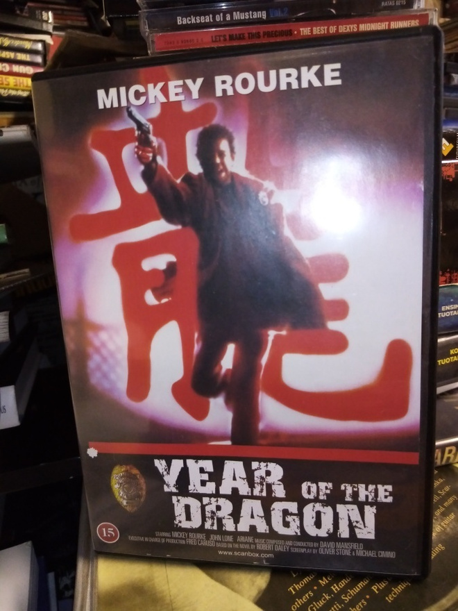DVD YEAR OF THE DRAGON ( SIS POSTIKULU )